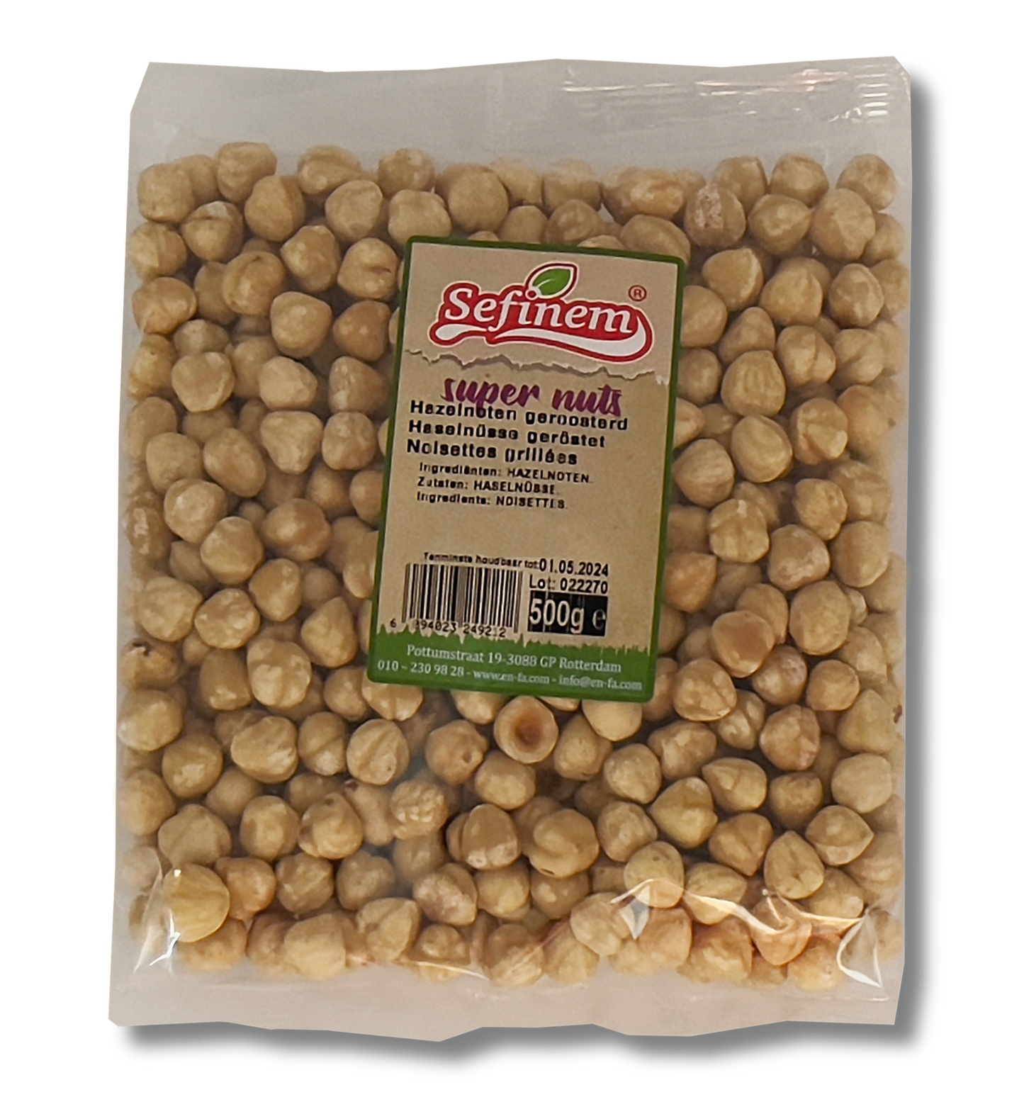 Hazelnoten geroosterd / Haselnüsse geröstet / Noisettes grillées (geröstete Haselnüsse) 500g