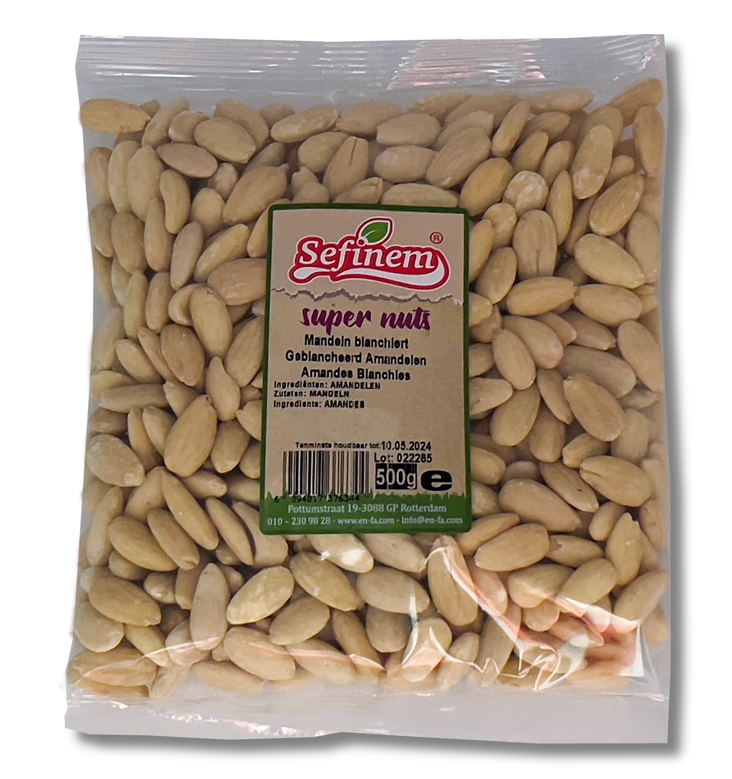 Mandeln Blanchiert – Geblancheerd Amandelen – Amandes Blanchies (Badem İçi) 500 g