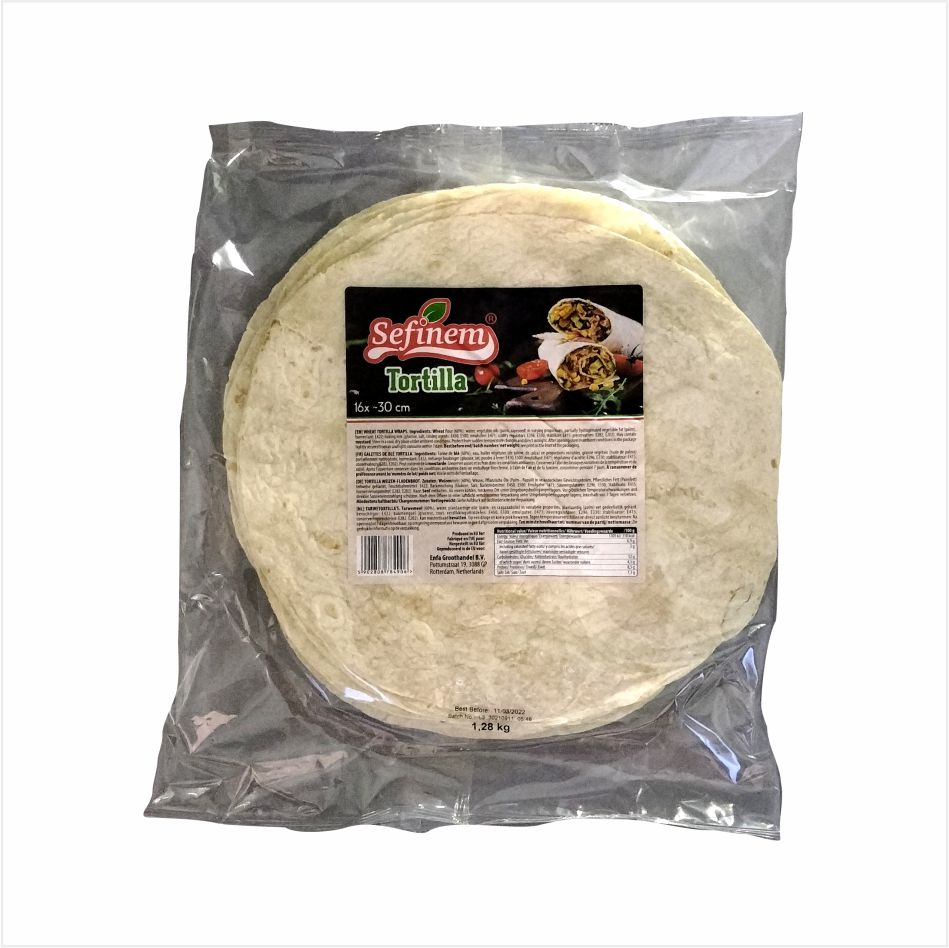 Sefinem Tortilla 16stuks (Bazlama - 16 Adet) 30 cm