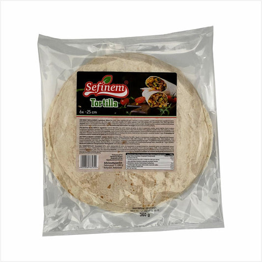 Sefinem Tortilla 6stuk (Bazlama - 6 Adet) 25 cm